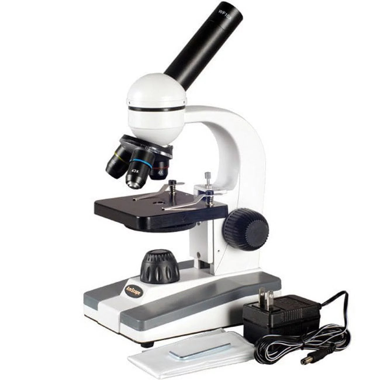 AmScope 40X-1000X Biological Science Student Biological Compound Microscope