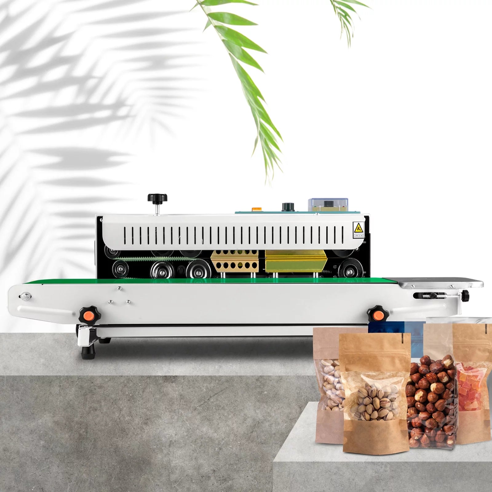BENTISM Auto Continuous Sealing Machine Horizontal Sealer Plastic PVC Membrane Bag Film Band Sealer