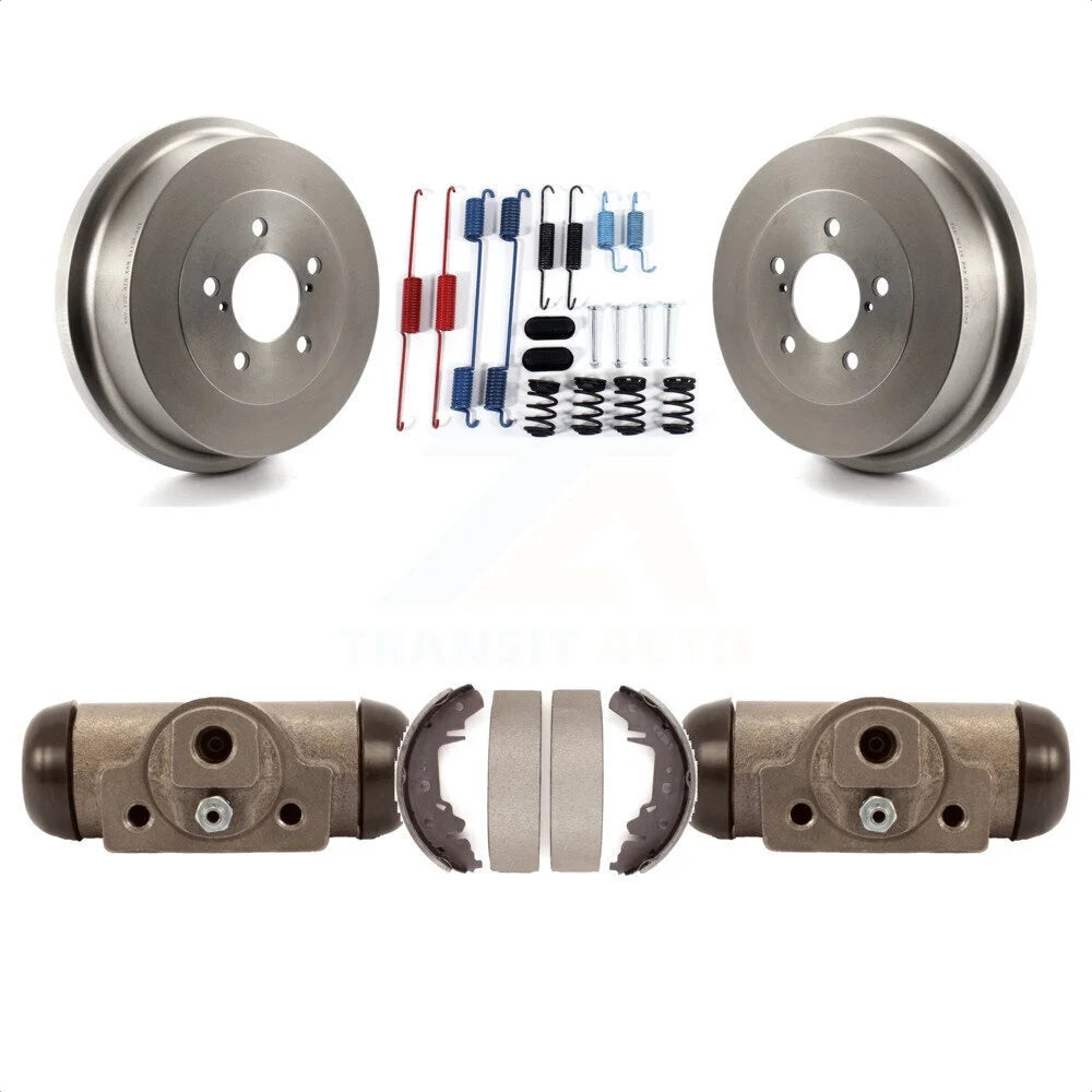 Transit Auto - Rear Brake Drum Shoes Spring And Cylinders Kit For Dodge Chrysler Town & Country Grand Caravan Voyager Plymouth K8N-100457