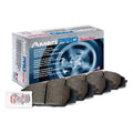 AmeriBRAKES Semi-Metallic Disc Brake Pads with included lubricant, AmeriPRO PRM555A - For Passat Jetta A4 Quattro Golf A4 Fits select: 1998-1999 VOLKSWAGEN PASSAT, 1996-1999 AUDI A4
