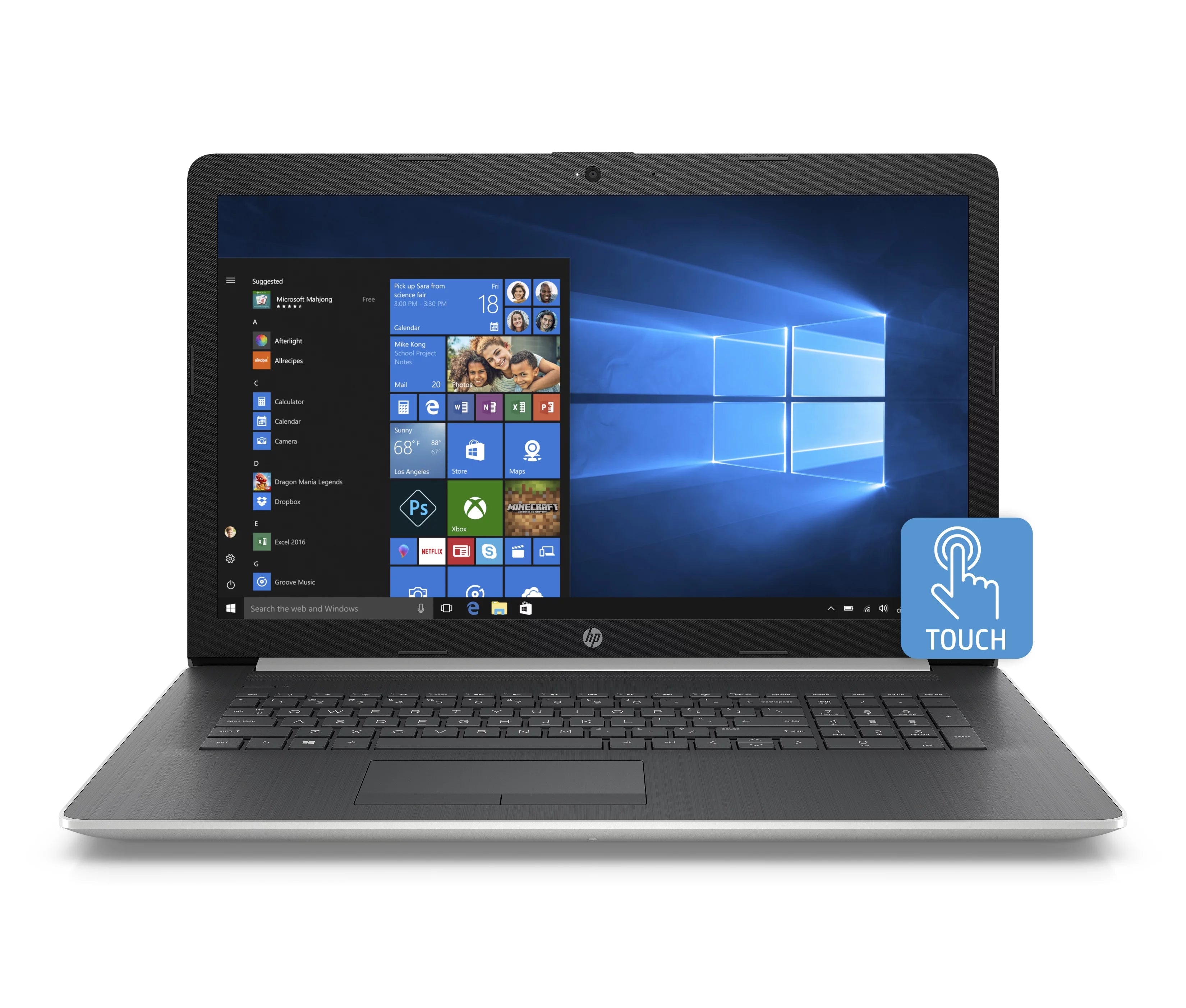 Restored HP 17-by0053cl 17.3 Notebook - Core i5 i5-8250U - 12GB RAM - 1TB HDD - Windows 10 Home (Refurbished)