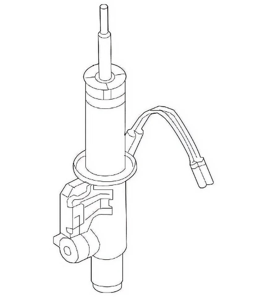 New Genuine BMW Front Right Spring Strut (2007-2010) OE 37116794534