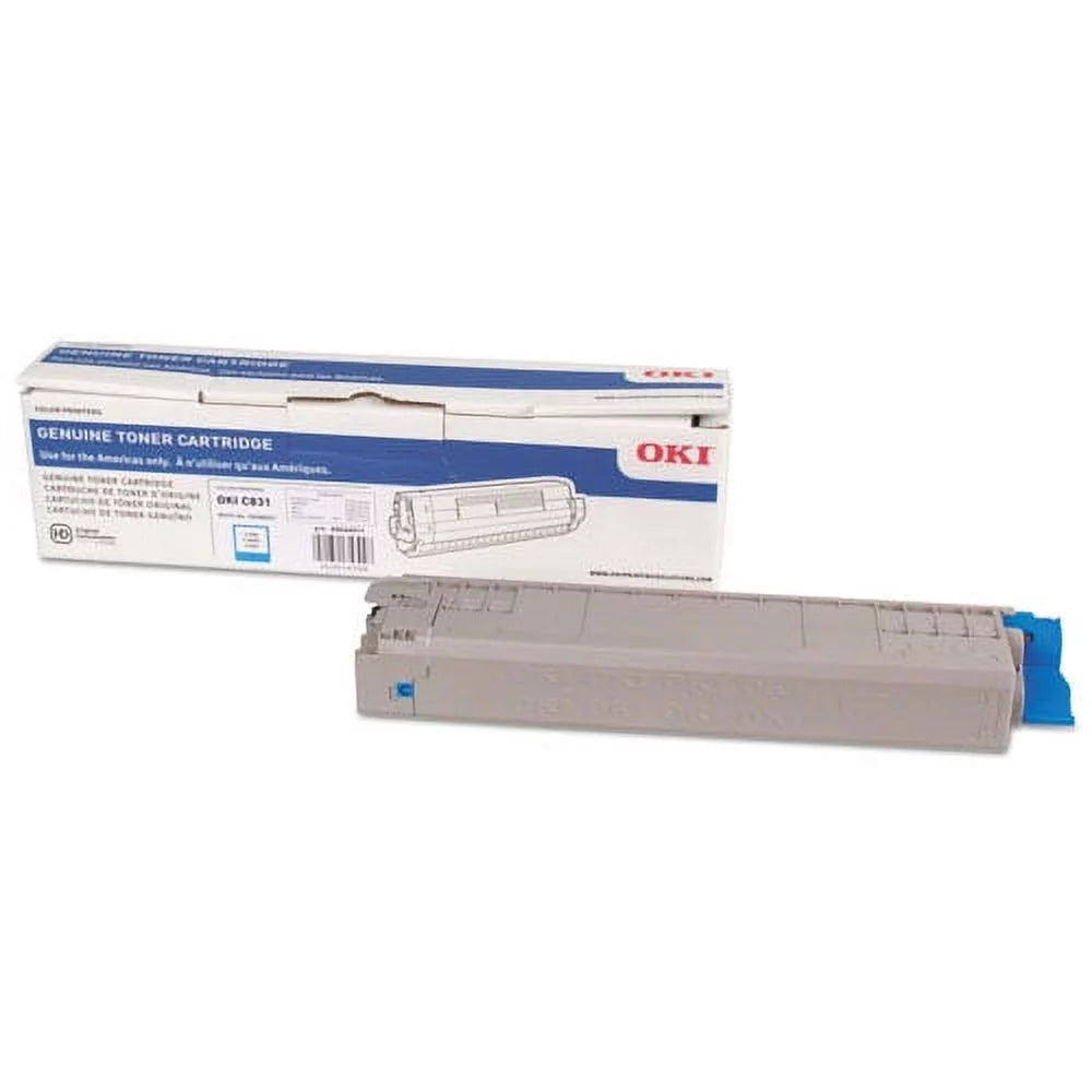 Oki 44844511 Toner, 10,000-Page Yield, Cyan