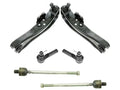 Front Control Arm and Tie Rod End Kit 6 Piece - Compatible with 1989 - 1994 Nissan 240SX 1990 1991 1992 1993