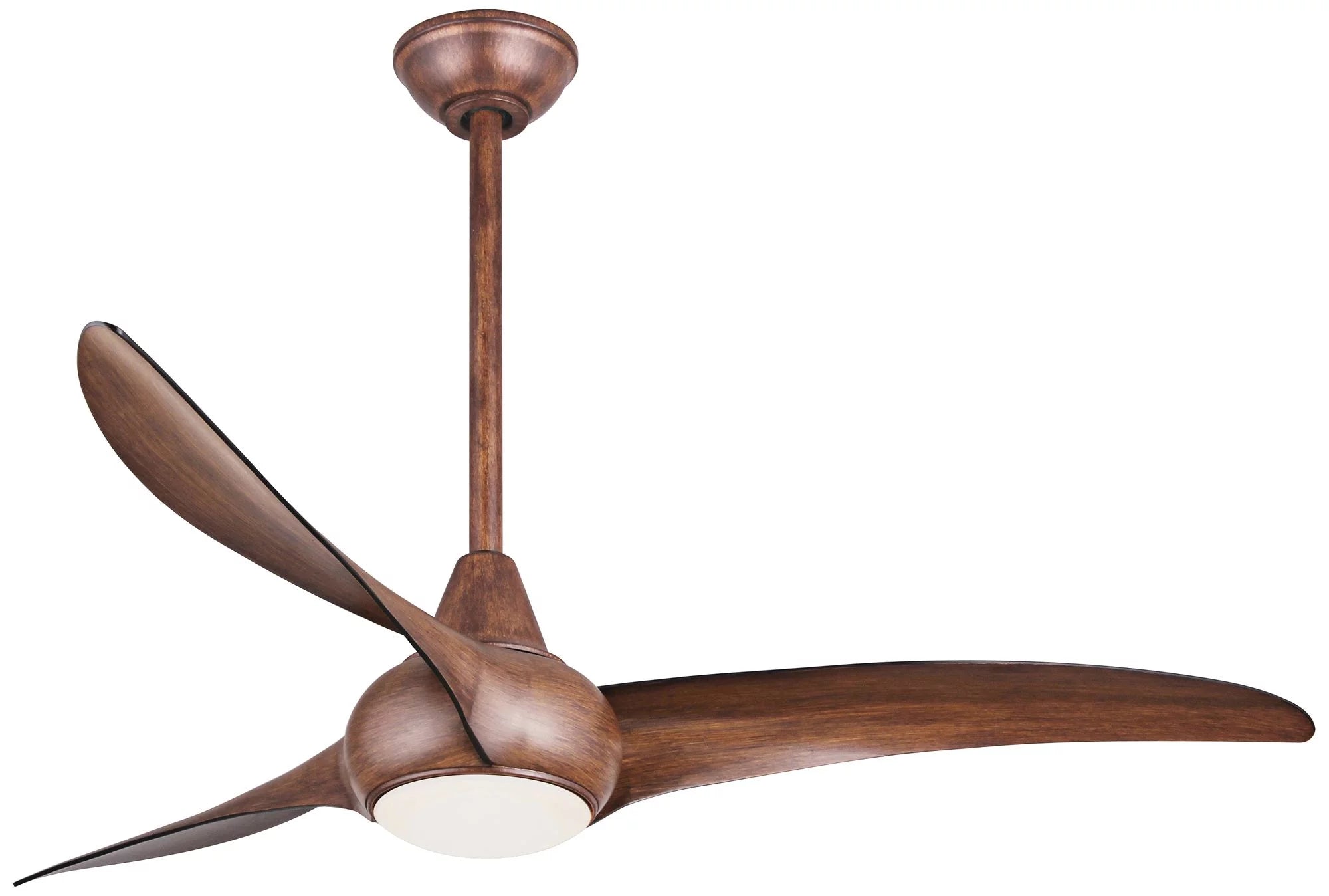 52 Minka Aire Light Wave Distressed Koa Indoor Ceiling Fan Handheld Remote Control for Living Room Bedroom Kitchen Dining