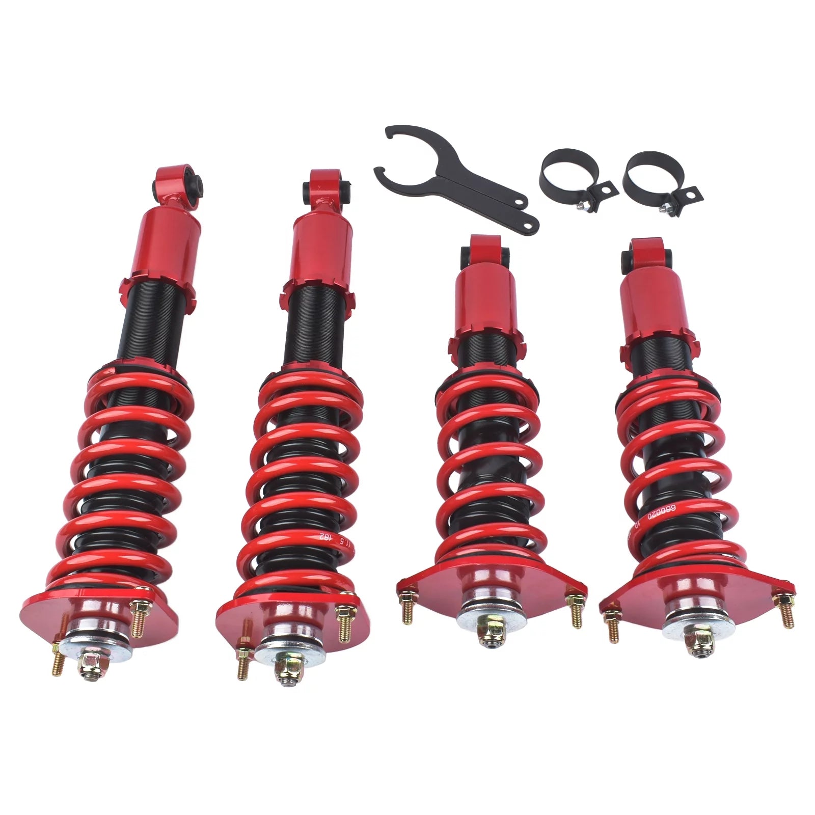 Mustrod Suspension Shock Absorber and Coil Spring Assembly for Mazda Miata Convertible 1990-05 4Pcs MCS-MZ006-2084