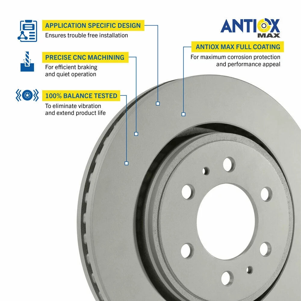 Rear Brake Rotor for Ford Expidition F150 Lincoln Navigator Goodyear 2142320GY