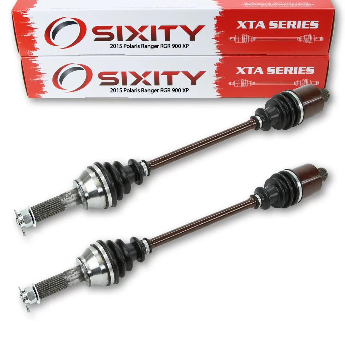 Sixity 2015 compatible with Polaris Ranger RGR 900 XP 4X4 Rear Left Right XTA Axles Pair Back Driver Passenger OPTIONS R15RTA E87