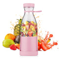 Portable Electric Blender 300ml Juicer Cup 6 for Smoothie Milkshake Juice Food Built-in Rechargeable Battery for Travel Sports Kitchen Office Outdoors