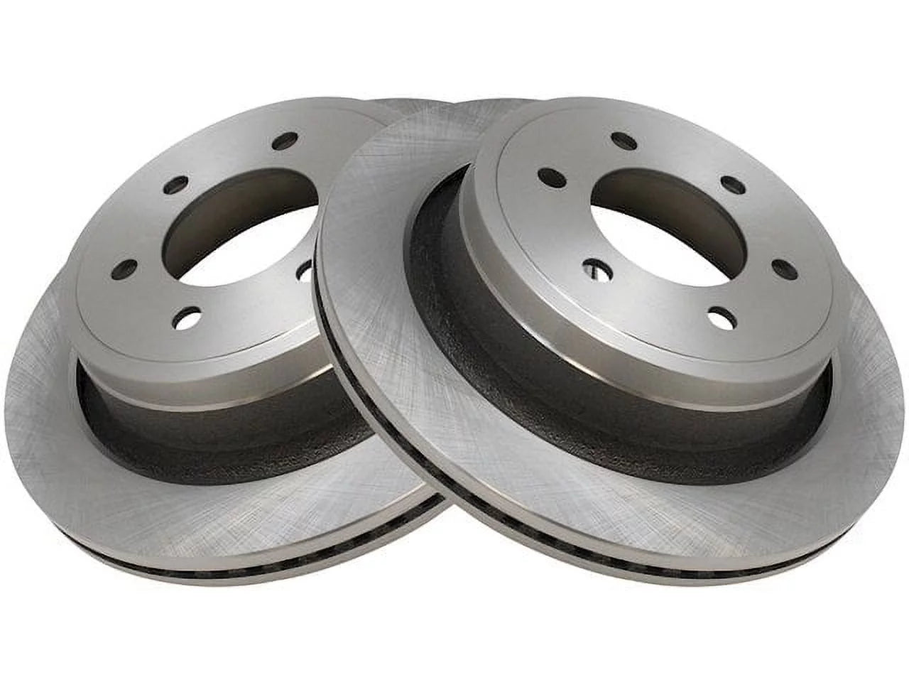 Rear Brake Rotor - Set of 2 - Compatible with 2012 - 2020 Ford F-150 with 6 Lug Wheels 2013 2014 2015 2016 2017 2018 2019