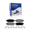 Detroit Axle - Rear Brake Pads for Silverado Sierra Suburban 1500 Chevrolet GMC Avalanche Tahoe Yukon Cadillac Escalade Ceramic Brake Pads Replacement