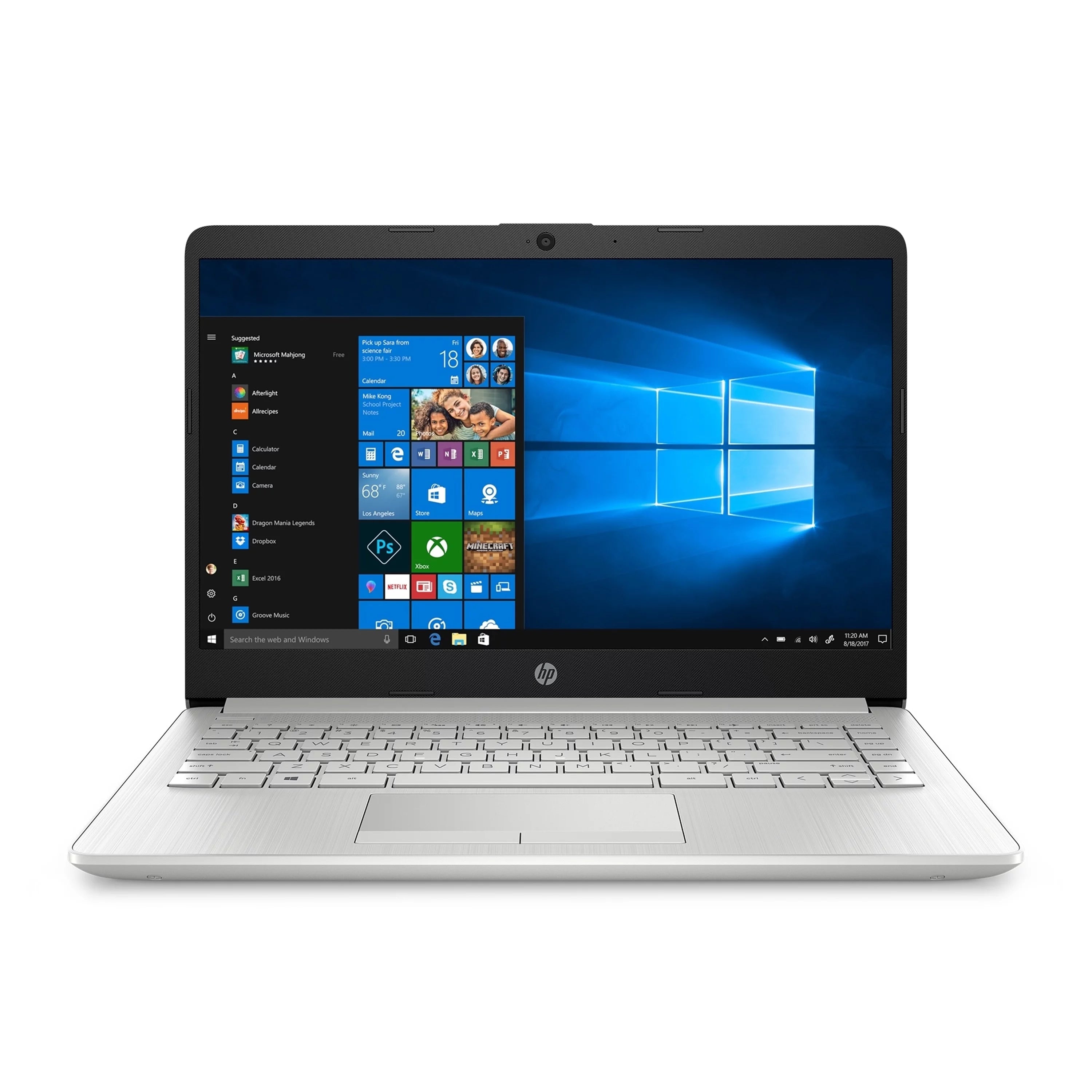 HP 14-DK1025WM 14 4GB 1TB AMD Ryzen? 3 3250U 2.6GHz Win10H,&nbsp;Silver (Used)