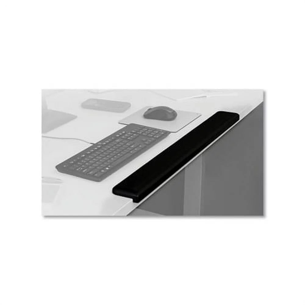 Gel Wrist Rest for Standing Desks 30.13 x 3.25 x 1, Black