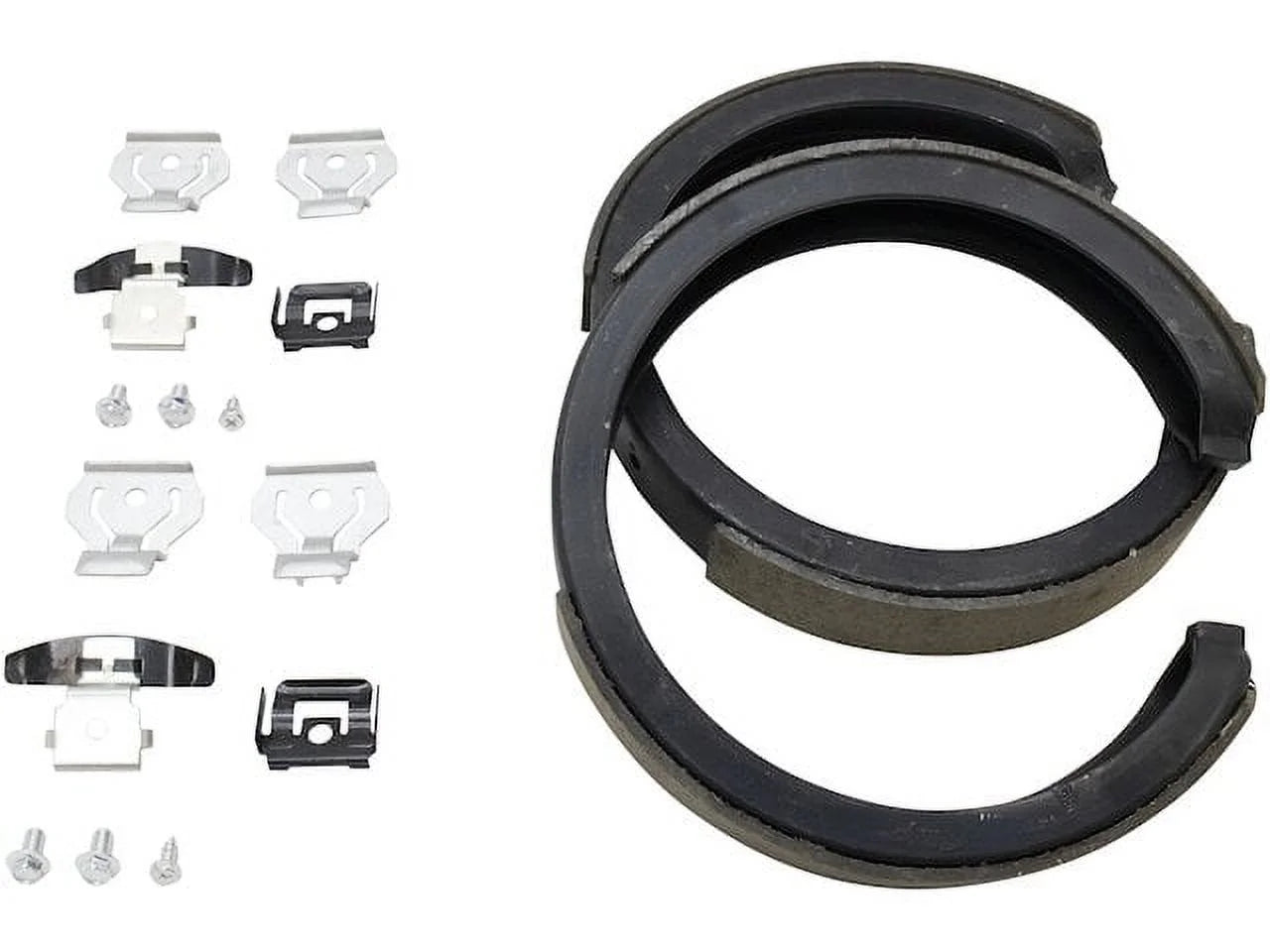 Rear Parking Brake Shoe Set - Compatible with 1999 - 2013 Chevy Silverado 1500 2000 2001 2002 2003 2004 2005 2006 2007 2008 2009 2010 2011 2012