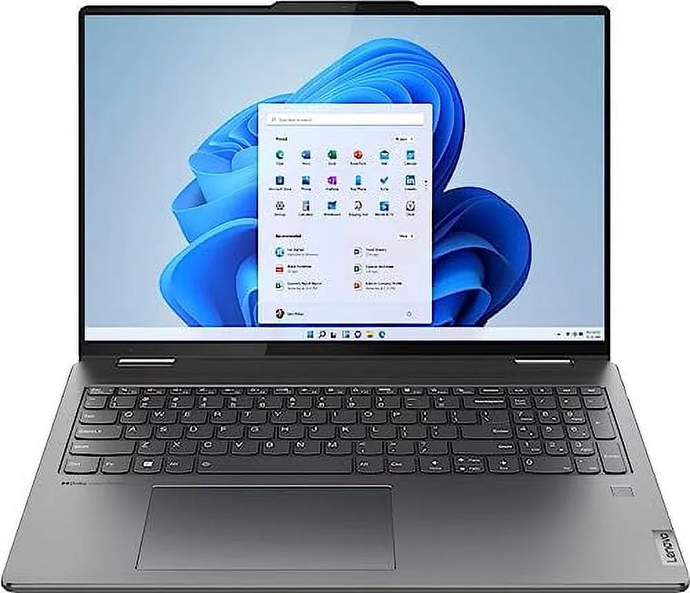 Lenovo Yoga 7i 16 2023 2-in-1 Laptop 16 FHD+ IPS Touchscreen 10-Core Intel i5-1335U 8GB RAM 512GB SSD Iris Xe Graphics Thunderbolt 4 Wi-Fi 6E Backlit KB Fingerprint Windows 11 Pro w/ONT 32GB USB