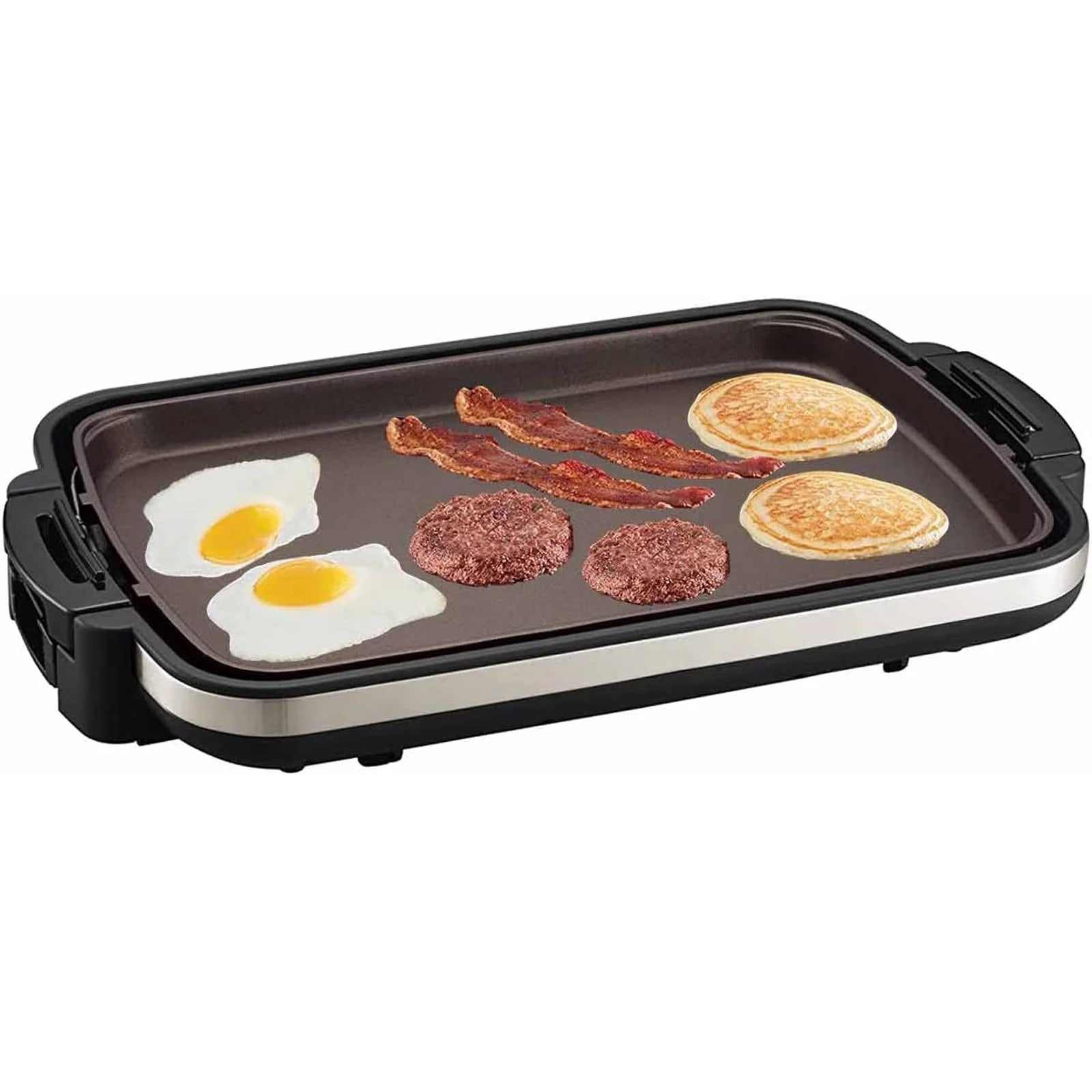 Extra Large Nonstick Electric Griddle with Lid (19x12.5)