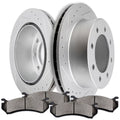 Teledu Rear Ceramic Brake Pads And Rotors For Avalanche Sierra Silverado Suburban Yukon