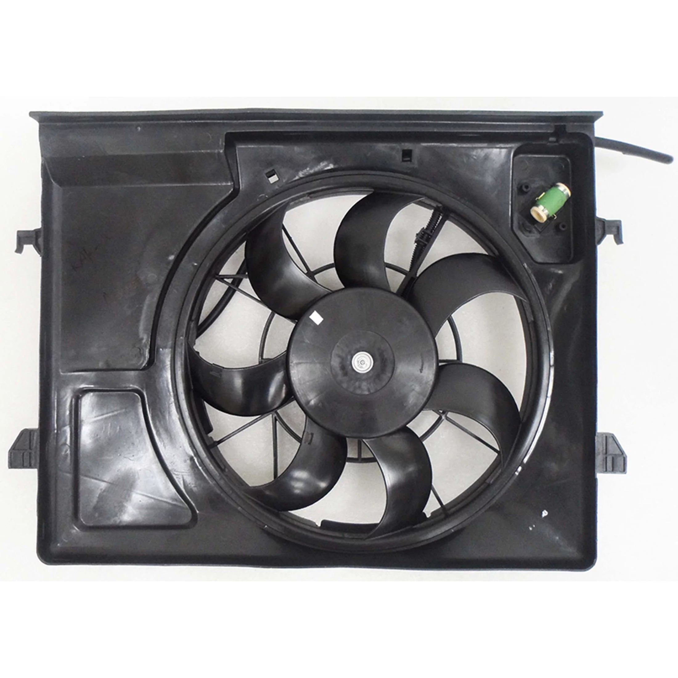 Agility Auto Parts 6010080 Dual Radiator and Condenser Fan Assembly for Kia Specific Models