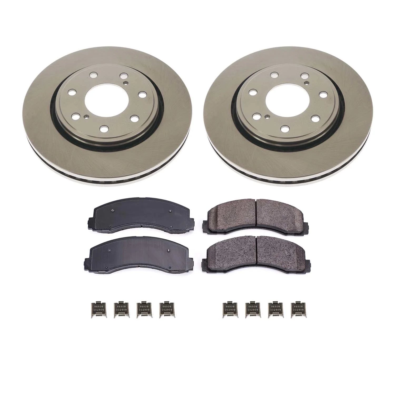 Ultimate Brakes Front Ceramic Brake Pad and Rotor Kit with Hardware WM81528