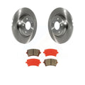 Transit Auto - Rear Disc Brake Rotors And Semi-Metallic Pads Kit For Audi Q5 A4 allroad K8S-102823