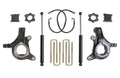 MaxTrac Suspension 2007-2016 Fits Chevrolet Silverado 1500 2007-2016 Fits GMC Sierra 1500 2WD 6/3 Height Lift Kit With Max Trac Shocks K881364