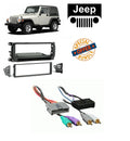 CAR STEREO RADIO CD PLAYER DASH INSTALL MOUNTING KIT INSTALLATION MOUNT TRIM CDK636 PREMIUM SOUND SYSTEM W AMP INTEGRATION CAR STEREO RADIO FACTORY WIRING HARNESS