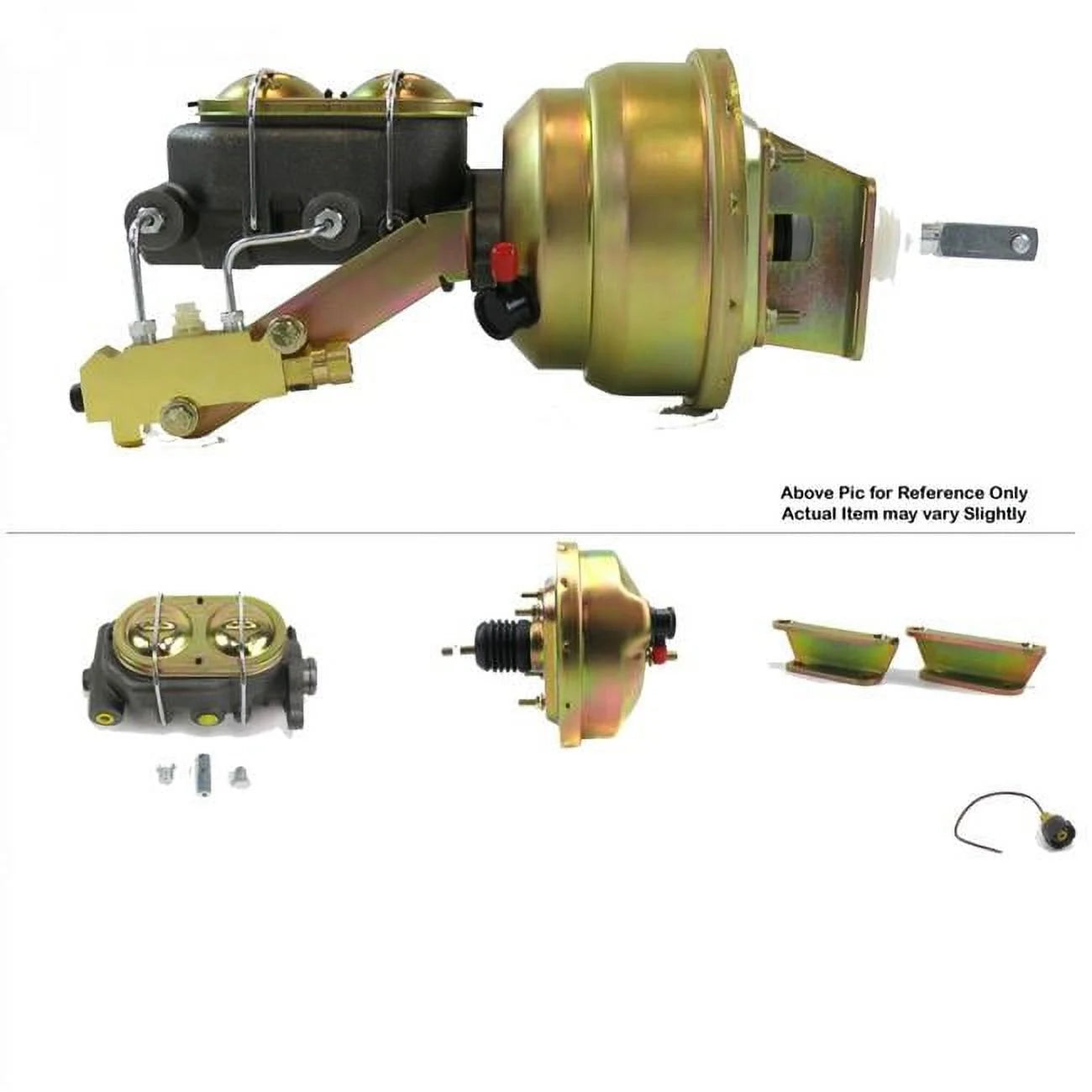 Helix Suspension Brakes & Steering  1957-1960 Ford Truck Firewall Mount Power 8 in. Single Brake Booster Kit Disc & Drum