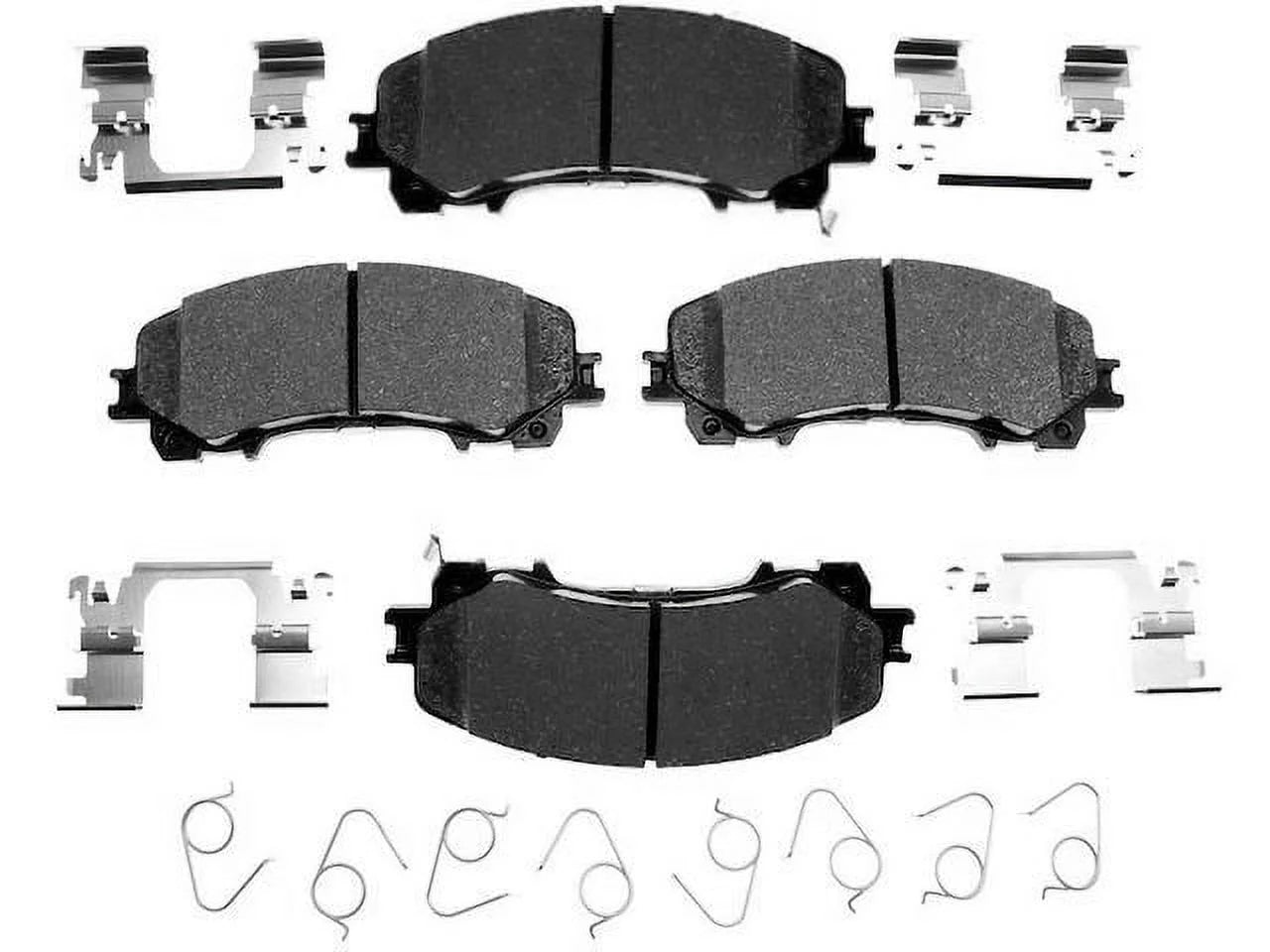 Front Brake Pad Set - Compatible with 2014 - 2022 INFINITI Q50 2015 2016 2017 2018 2019 2020 2021