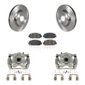 Transit Auto Front Disc Brake Caliper Rotors And Semi-Metallic Pads Kit For Honda CR-V KC8-100098S