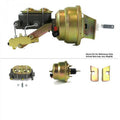 Helix Suspension Brakes & Steering  1960-1962 Chevy Truck Firewall Mount Power 7 in. Dual Brake Booster Kit Disc & Drum