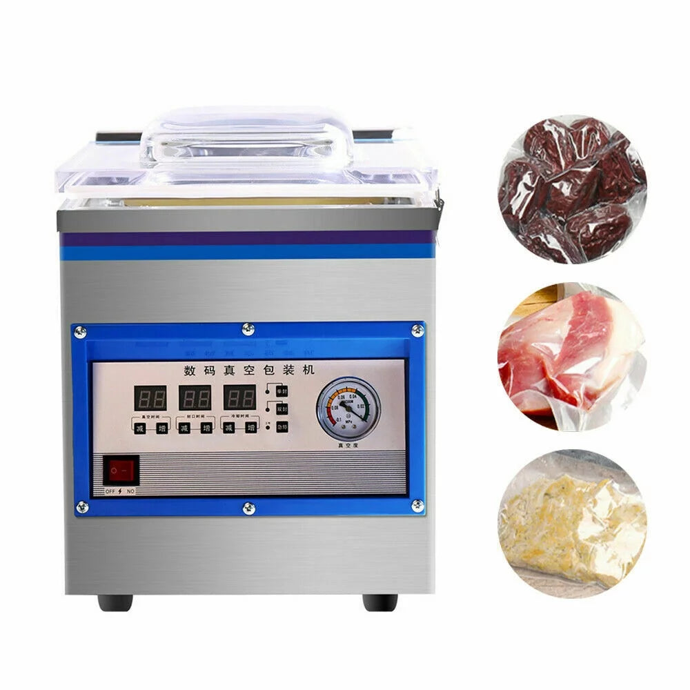 DENEST Automatic Vacuum Sealer Machine Food Packaging Sealing Table Top Sealer Machine 360W