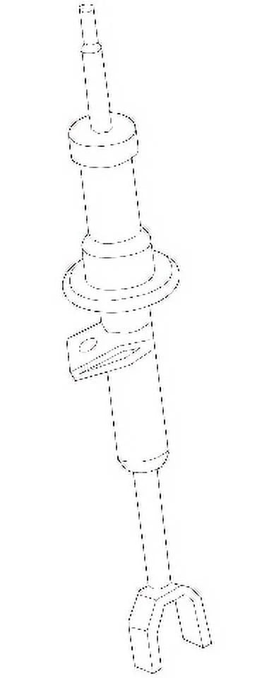 New Genuine BMW Front Right Spring Strut (2012-2016) OE 31316852874