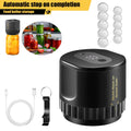 [UPGRADE] Smasener Electric Mason Jar Vacuum Sealer, Vacuum Sealer for Canning Jars Food Storage, with 5 Regular & 5 Wide Mouth Mason Jar Sealer Lids,automatically stops after vacuum