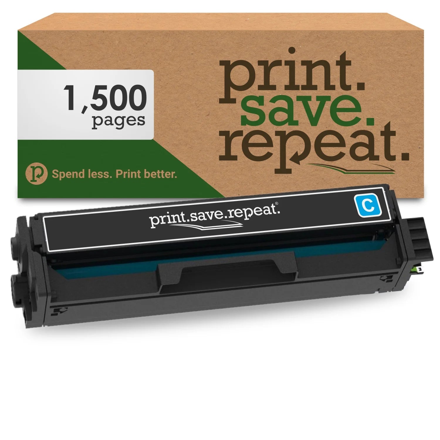 Remanufactured Print.Save.Repeat. Lexmark C3210C0 Cyan Toner Cartridge for C3224, C3326, MC3224, MC3326 [1,500 Pages]