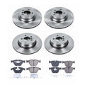 Ultimate Brakes Front and Rear Ceramic Brake Pad and Rotor Kit with Hardware WM81471