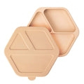 Silicone Plate and Lid Set - Sand