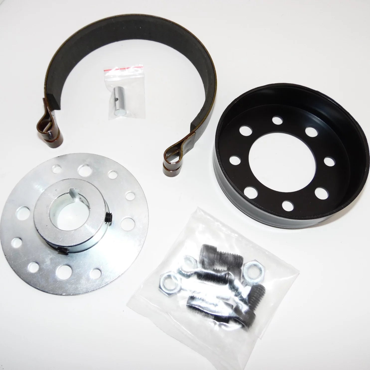 Go Kart Brake Band Kit Includes Hub, Drum, and Brake Band W Pin For 1 Axle