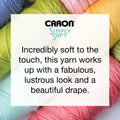 Caron? Simply Soft? #4 Medium Acrylic Yarn, Lavender Blue 6oz/170g, 315 Yards (9 Pack)