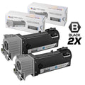 LD Compatible Dell 331-0719 Set of 2 Black Laser Toner Cartridges for use in Dell 2150cdn, 2150cn, 2155cdn & 2155cn s
