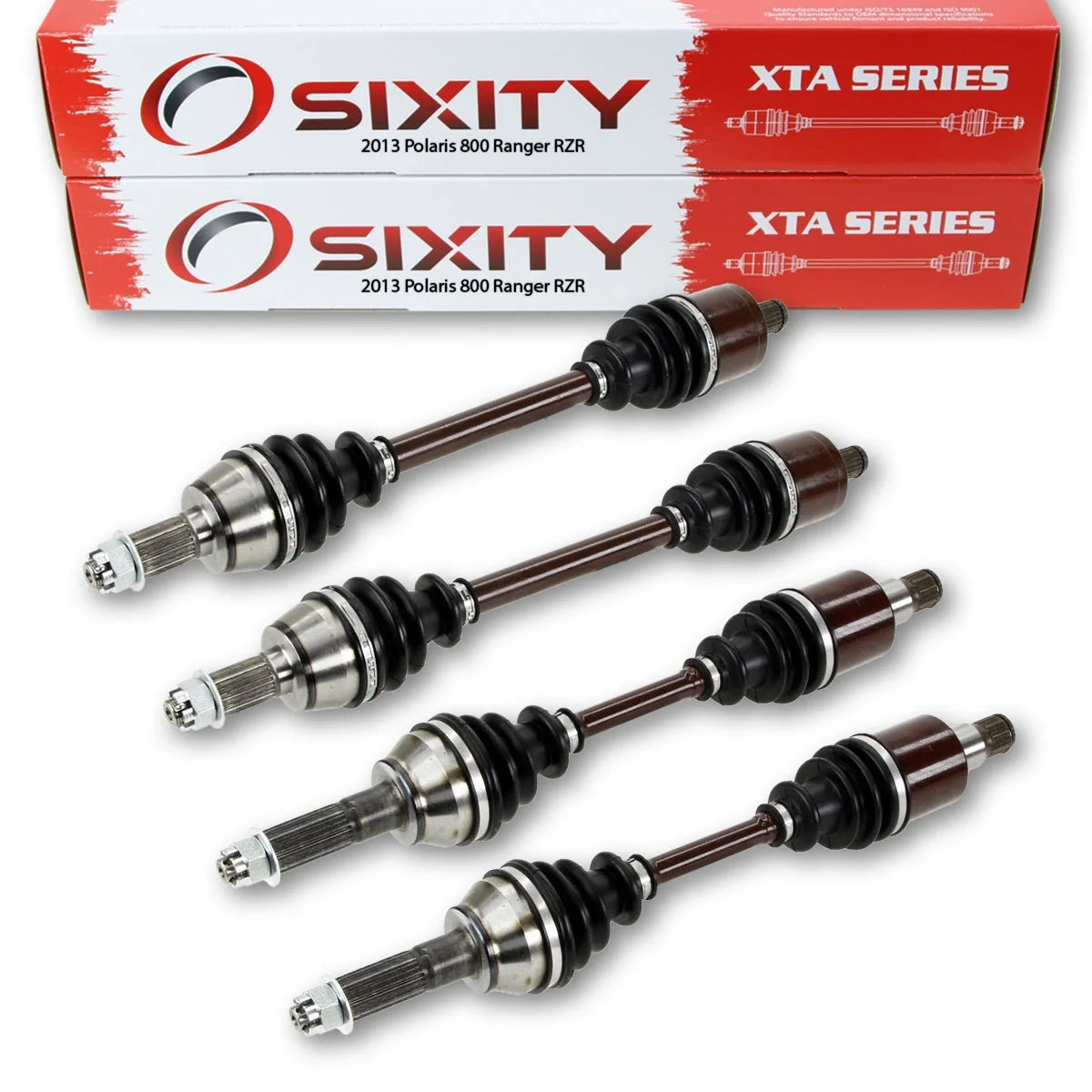 Sixity 2013 compatible with Polaris 800 Ranger RZR 4X4 Front Rear Left Right XTA Axles Four Driver Passenger R13VH76AC AD AN AS EAI EFI