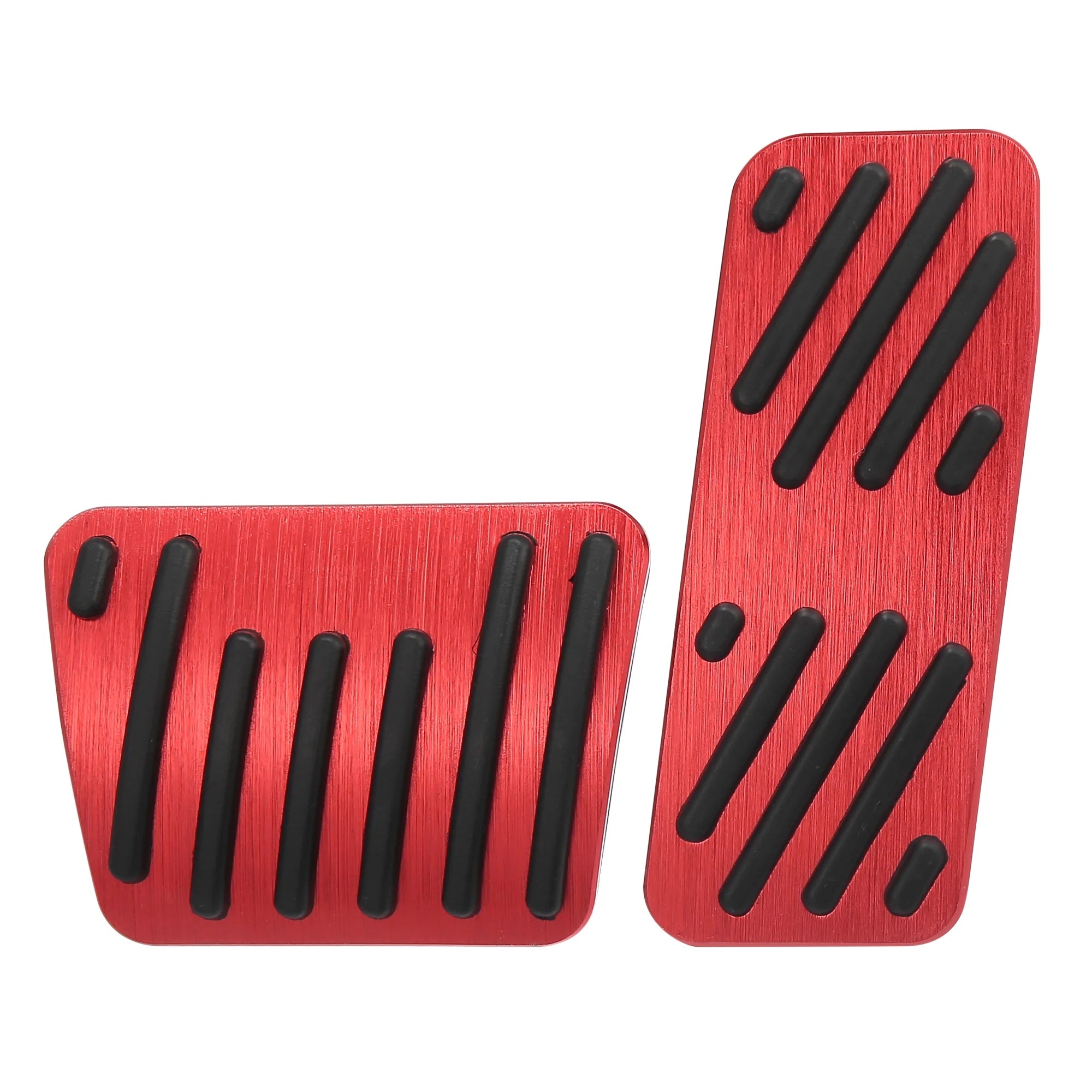 1 Set Car Brake Pedal Pad Gas Accelerator Pedal Cover for Jeep Cherokee 2014-2021 Red