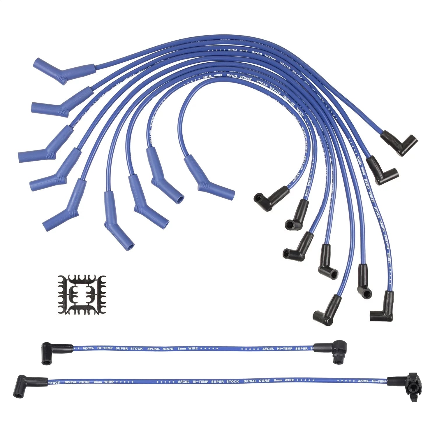 Custom Fit Super Stock Spiral Spark Plug Wire Set