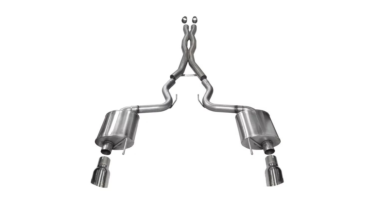 Corsa Performance 14332 Sport Cat-Back Exhaust System Fits 15-17 Mustang Fits select: 2015-2017 FORD MUSTANG GT