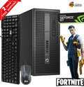 Restored HP EliteDesk 800 G2 Gaming Computer Tower, Intel Core i3 6th Gen. Processor, 8GB DDR4 Ram, 512GB M.2 SSD, 1TB HDD, NVIDIA GT 730 4GB, Keyboard and Mouse, WiFi Windows 10 Desktop PC (Refurbished)