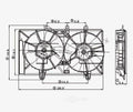 Dual Radiator and Condenser Fan Assembly Fits select: 2003-2005 DODGE NEON