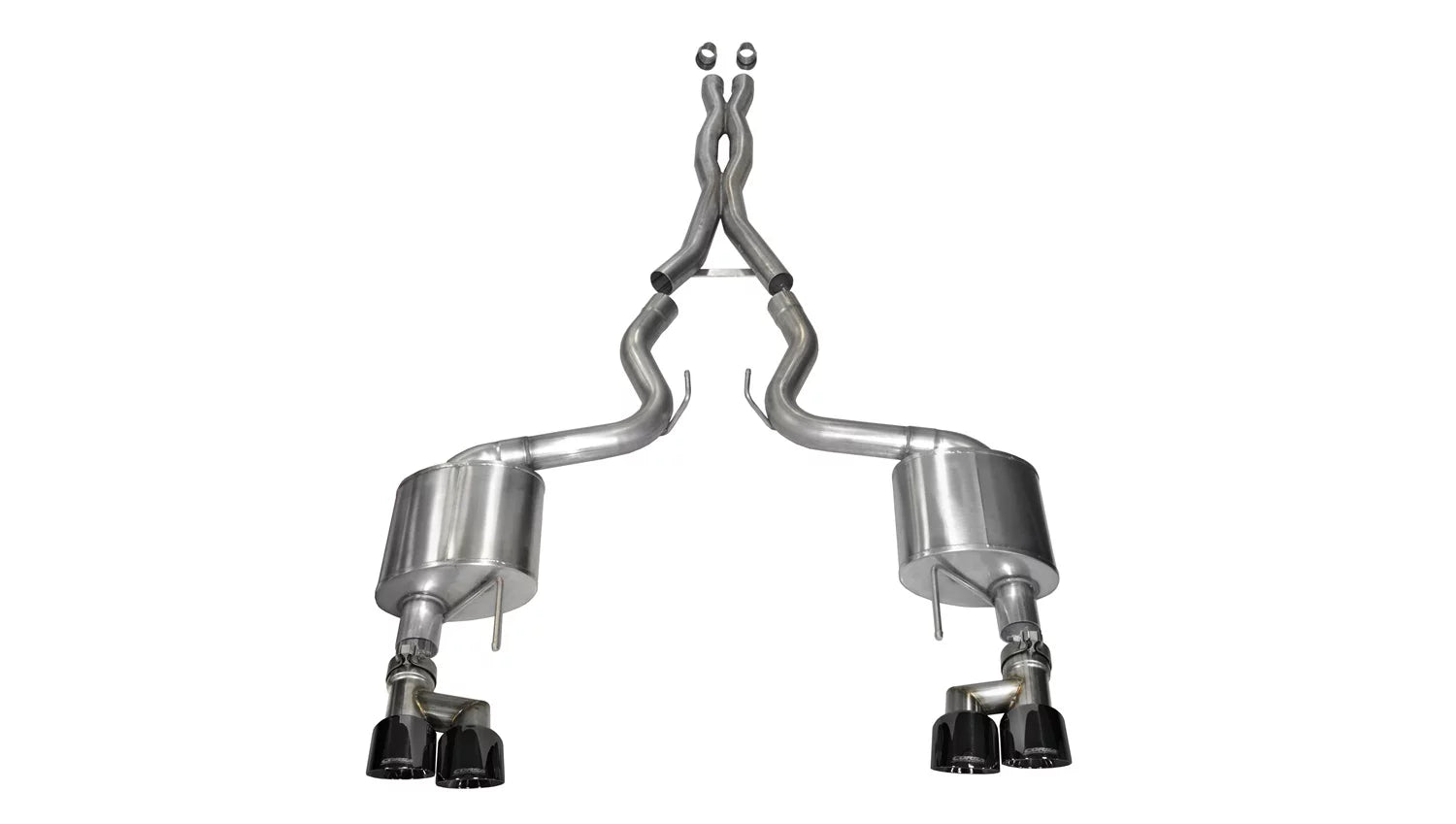 Corsa Performance 14335BLK Xtreme Cat-Back Exhaust System Fits 15-17 Mustang Fits select: 2015-2017 FORD MUSTANG GT