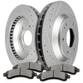 Teledu Front Ceramic Brake Pads And Rotors For Buick Chevrolet GMC Isuzu Oldsmobile