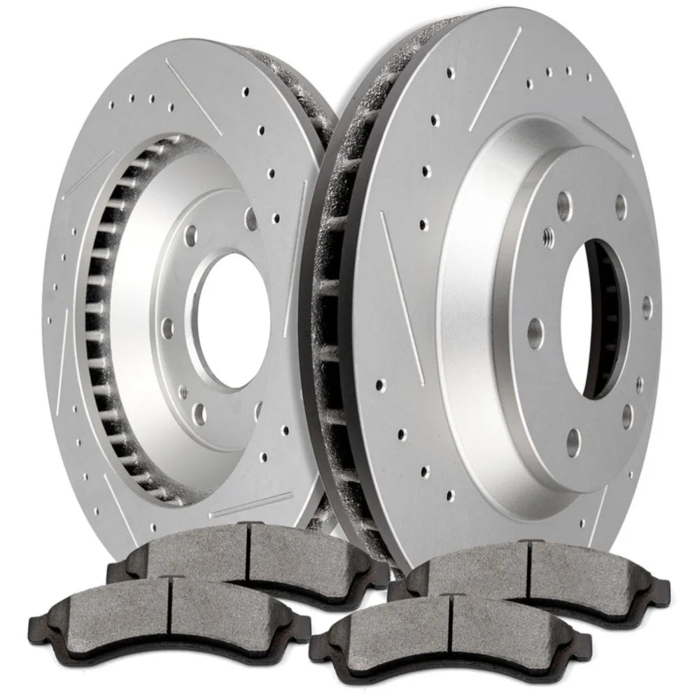 Teledu Front Ceramic Brake Pads And Rotors For Buick Chevrolet GMC Isuzu Oldsmobile