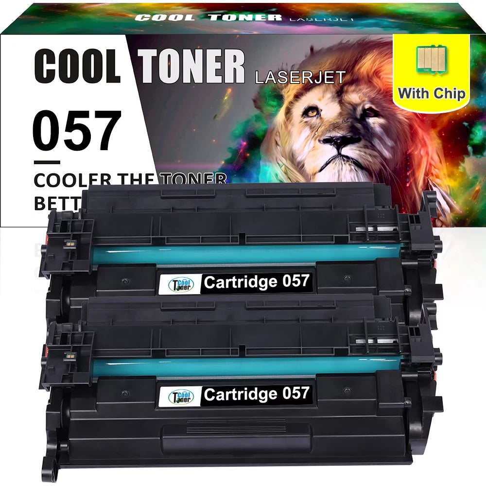 Cool Toner Compatible Toner Cartridge Replacement for Canon Cartridge 057 057H for ImageCLASS MF445dw MF448dw MF449dw LBP226dw LBP227dw LBP228dw MF445 Laser Printer Ink Black, 2-Pack