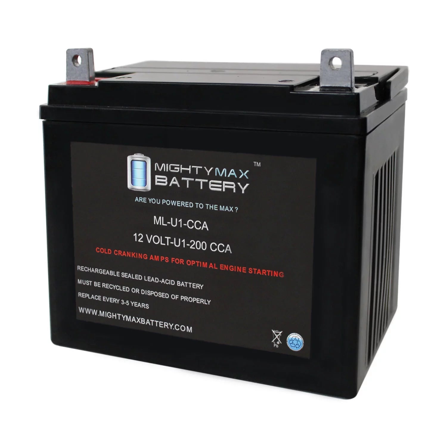 ML-U1 12V 200CCA Battery for Sears 502.25538 Lawn Tractor and Mower